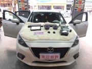 馬自達(dá)昂克賽拉丹麥丹拿242二分頻音響升級(jí)——佛山汽車...