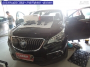 別克昂科威汽車音響改裝，升級丹拿+霸克喇叭-太原美聲