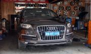 奧迪Q7原車屏升級高清觸摸手寫GPS導(dǎo)航+倒車可視系統(tǒng)