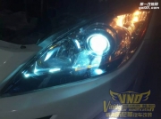 威海威尼蒂 馬自達(dá)3原車鹵素升級(jí)氙氣燈，配邁斯安定器