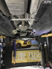 [進排氣]廣州 奔馳C200  改裝兩邊單出排氣