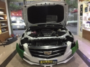 成都凱迪拉克ATS-L車燈改裝+改氙燈+海拉五雙光透鏡