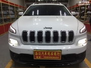 臨沂改燈 進(jìn)口JEEP自由光升級(jí)海拉5透鏡