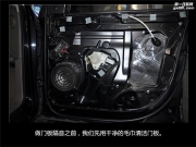 大連道聲汽車音響改裝奧迪Q7升級全車STP隔音