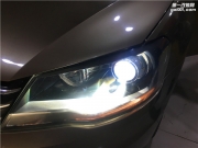 太原大眾寶來大燈改裝海拉五透鏡 漢雷燈泡 澳茲姆安定