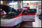 合肥江波阿特茲汽車音響改裝 調(diào)音師+丹拿232完美組合