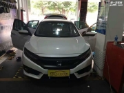 深圳自用本田思域汽車音響改裝-車爵仕專業(yè)汽車音響改裝店