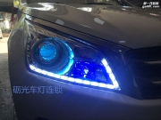 广州启辰改灯  启辰T70车灯升级海拉5双光透镜欧司朗4200K套餐