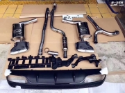 17款奔馳C200 更換RES排氣中尾段