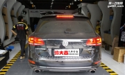 重慶汽車音響改裝之大眾途銳發(fā)燒音響改裝德國零點(diǎn)三分頻