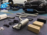 奔馳C200 改裝RES中尾段雙邊四出智能可變閥門排氣系統(tǒng)；