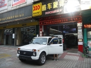 【佛山汽車音響酷車旋律】lada大白鯊全車隔音