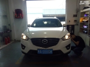 福州馬自達(dá)CX-5改燈，燈光升級(jí)雙光透鏡氙氣燈，燈峰造極...