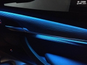 深圳寶馬X系寶馬X5改裝加裝雙色九色氛圍燈