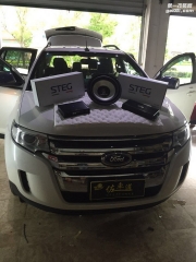 廈門汽車音響改裝 福建佐車道福特銳界改裝史太格SQ650C
