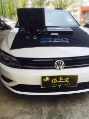 云霄汽車(chē)音響改裝 福建佐車(chē)道大眾速騰改裝史太格ST650