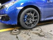 本田思域 升級二手brembo f50 大四活塞鮑魚