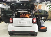 廈門南方公園smart汽車音響改裝Rainbow SL-C6.2