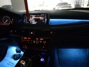 寶馬X5改裝原廠三色九模式九色氛圍燈