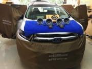 惠城汽車改裝 惠州音樂時(shí)代福特銳界改裝丹麥紳士寶RX6.2