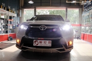 北京車燈改裝升級(jí)解燈坊豐臺(tái)漢蘭達(dá)升級(jí)射燈阿帕7透鏡套件