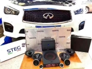 蘇州藝聲專業(yè)汽車音響改裝英菲尼迪Q50音響無(wú)損改裝