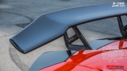 [外观] 兰博基尼LP700改装DMC碳纤维尾翼 大牛LP720-4 750碳纤维底板支架