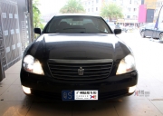 【廣州炫酷車燈】豐田皇冠車燈太暗改燈，氙氣燈升級