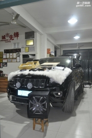 蓮花莊汽車(chē)音響改裝 湖州城市先鋒大切諾基改裝藝聲720