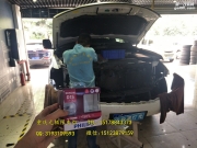 豐田途樂車燈升級近光海拉5透鏡飛利浦XV2 4800k氙燈
