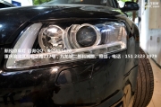 奧迪A6L車燈改裝海拉透鏡歐司朗氙氣燈重慶新視點車燈