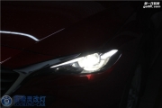 马自达CX-4车灯不亮合肥前车灯改装海拉透镜欧司朗XNB氙气灯