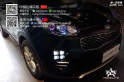 KX5升級 改裝大燈 棉光天使眼 惡魔眼 雙色轉(zhuǎn)向示寬燈 四眼...