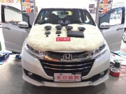 佛山市順德永日汽車音響改裝 本田奧德賽改裝赫茲十五周...
