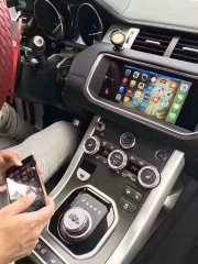 路虎極光 發(fā)現(xiàn)神行改裝安卓大屏導(dǎo)航 高清視頻播放功能