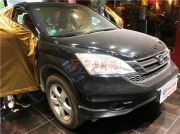 濟南汽車音響|本田CRV無損改裝丹拿喇叭+賽倫科特汽車隔音