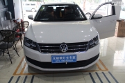 大眾朗逸車燈改裝LED日行燈大燈總成