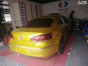 昆明大眾cc貼土豪金汽車(chē)改色膜