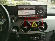 奔馳GLK200 GLK260 GLK300改裝安卓大屏導(dǎo)航倒車(chē)影像