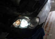 【廣州炫酷車(chē)燈】廣州改燈，豐田銳志改雙光氙氣透鏡-銳...