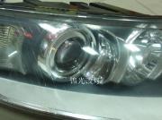 [灯光灯饰] 奥迪A6L汽车升级大灯改装海拉四双光透镜氙气灯原装位免开灯更换