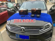 揚(yáng)州汽車音響隔音改裝大眾途銳升級(jí)美國JBL音響中道隔音...