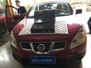 日產(chǎn)逍客汽車音響改裝，好音響好心情，深圳百樂匯