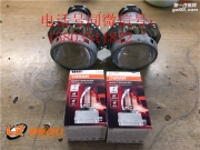 太原寶馬740車燈改裝海拉五透鏡 歐司朗XNB燈泡