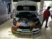 新起亞K3車燈改裝三色LED日行燈雙光透鏡HID氙燈