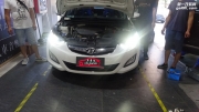 深圳現(xiàn)代朗動(dòng)汽車燈光改裝-龍崗車爵仕汽車大燈改裝店