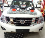 杭州汽車音響改裝哪里好  日產(chǎn)途樂音響升級(jí)德國(guó)oiio歐艾-...