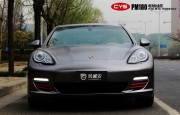 成都改色膜保時(shí)捷panamera電光鈦金灰車(chē)身改色