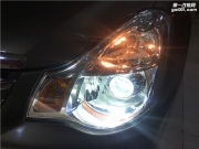 太原尼桑軒逸車燈改裝Q5透鏡 漢雷燈泡 澳茲姆安定