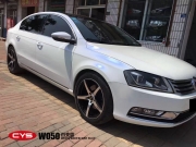 成都大眾邁騰白變藍(lán)改色膜車身貼膜